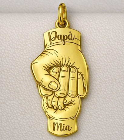 Ciondolo Argento "Bond Hands"