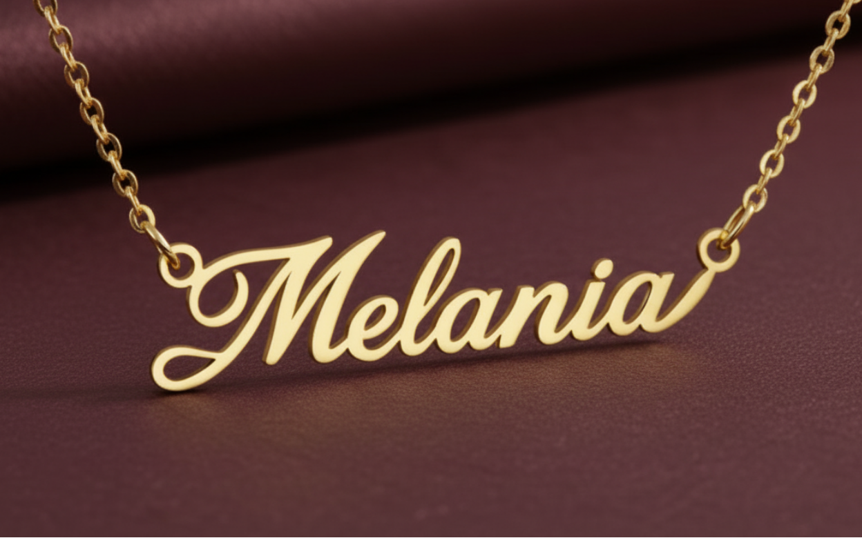 Collana Melania su bordeaux chiaro