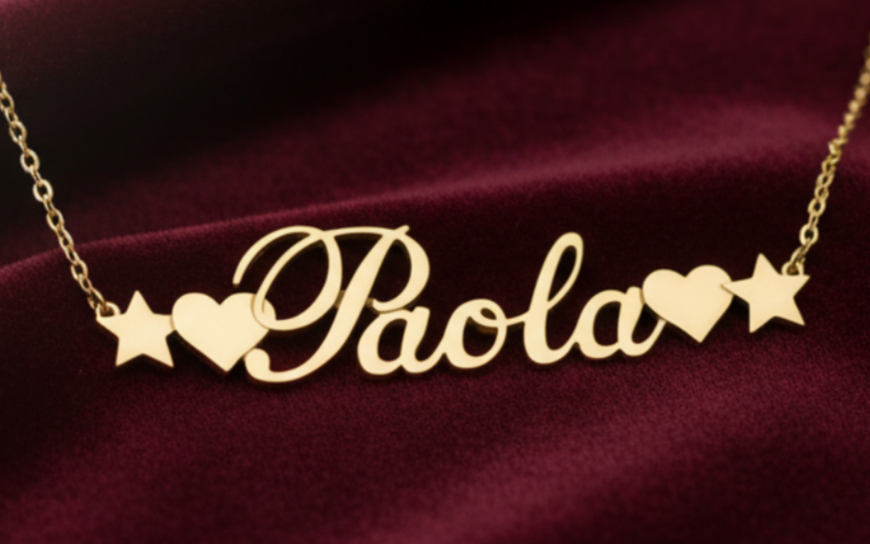 Collana Paola su bordeaux chiaro